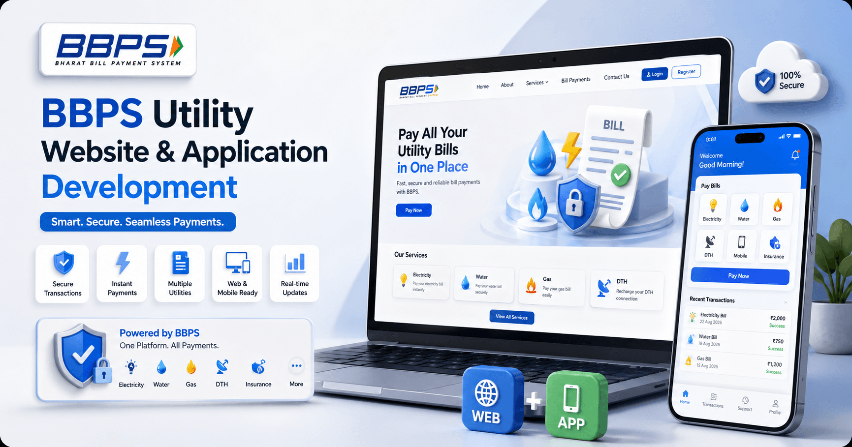 BBPS Utility Website & Mobile App Development